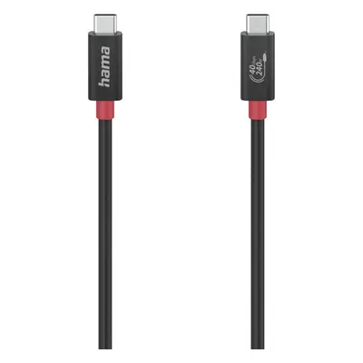 Hama USB-C kabel USB4, 1 m, 40 Gb/s, 240 W