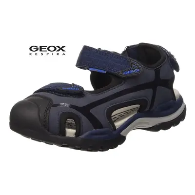 Dětské letní boty GEOX J BOREALIS BOY NAVY/BLACK