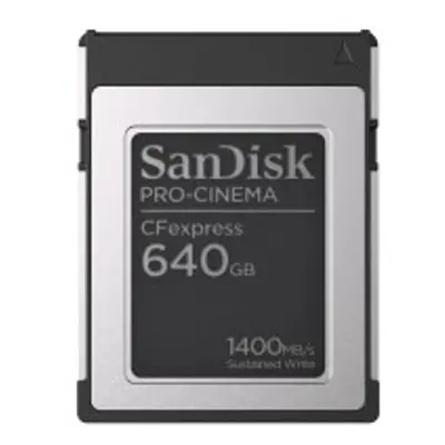 SanDisk PRO-CINEMA CFexpress Type B Card 640 GB up to 1700 MB/s,1500 MB/s