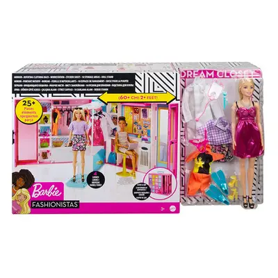 MATTEL BARBIE ŠATNÍK SNŮ S PANENKOU