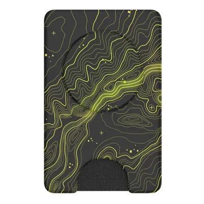 PopSockets PopWallet+ Topographical, pouzdro na karty/vizitky apod. s integrovaným PopGrip Gen.2