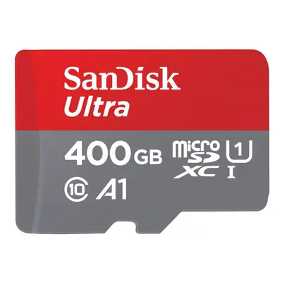 SanDisk Ultra microSDXC 400 GB 120 MB/s A1 Class 10 UHS-I, s adaptérem