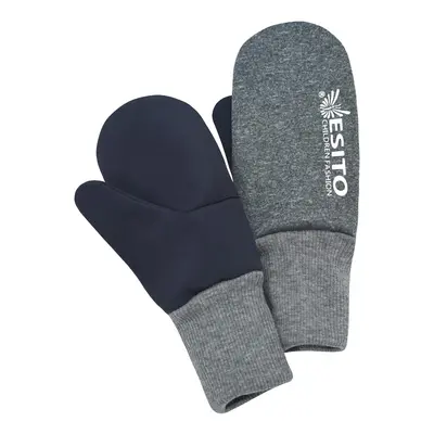 ESITO Palcové rukavice softshell DUO Grey - šedá / 2 - 3 roky