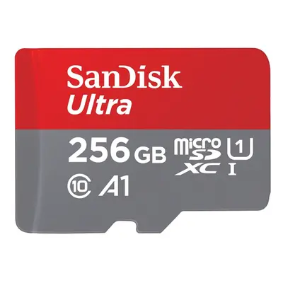 SanDisk Ultra microSDXC 256 GB + SD Adapter 150 MB/s A1 Class 10 UHS-I