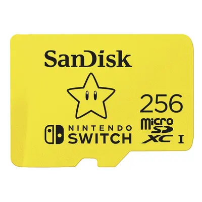 Sandisk Nintendo Switch micro SDXC 256 GB 100 MB/s A1 C10 V30 UHS-1 U3