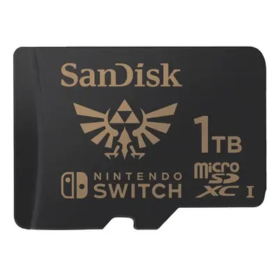 SanDisk Nintendo Switch micro SDXC, Zelda Edition 1 TB 100 MB/s A1 C10 V30 UHS-1 U4