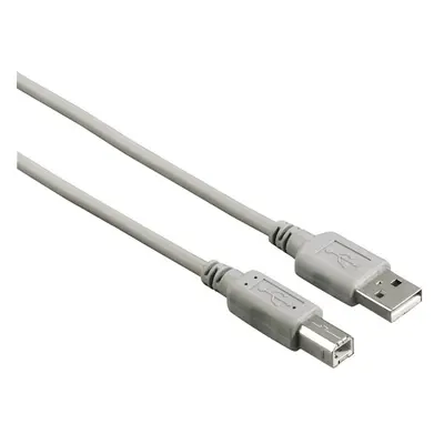 Hama USB 2.0 kabel typ A-B, 1,5 m, nebalený