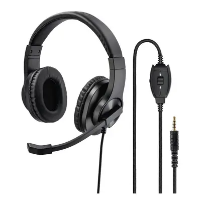 Hama PC headset HS-350, stereo, černý