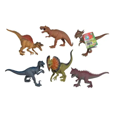 Gumový dinosaurus 17-22cm, 6 druhů