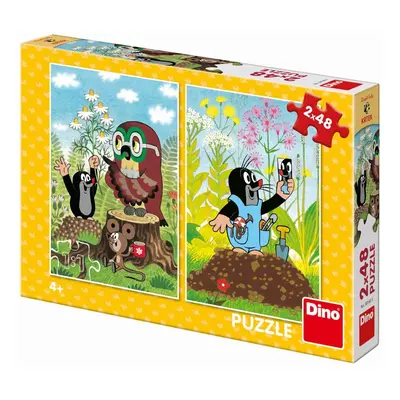 Krtek na mýtině 2X48 Puzzle