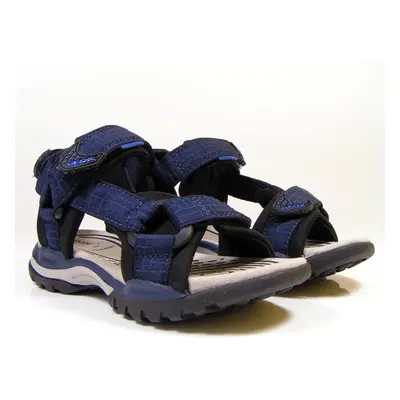 GEOX letní boty J BOREALIS BOY NAVY/BLACK