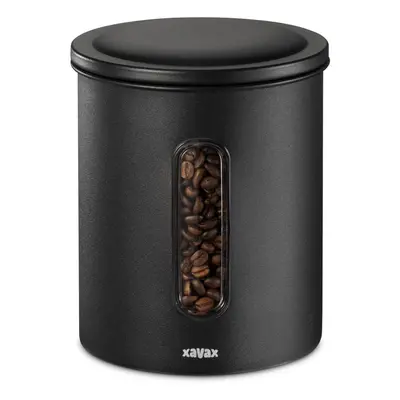 Xavax Barista dóza na 500 g zrnkové kávy nebo 700 g mleté kávy, vzduchotěsná, matná černá