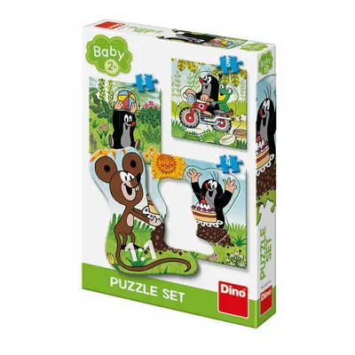 Dino Krtek na louce 3-5 baby puzzle