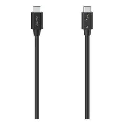 Hama Thunderbolt 4 kabel, USB-C, 0,8 m, 40 Gb/s, 100 W