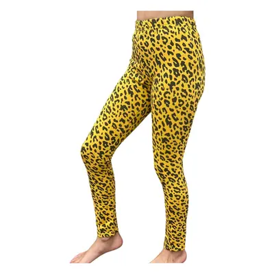 Thermo Legíny Lily Grey leopard hořčice