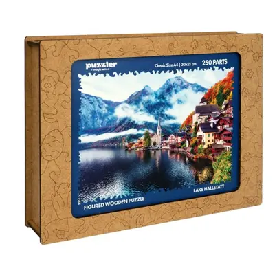 DŘEVĚNÉ BAREVNÉ PUZZLE - Halštatské jezero