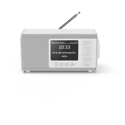 Hama digitální rádio DR1000, FM/DAB/DAB+, bílé