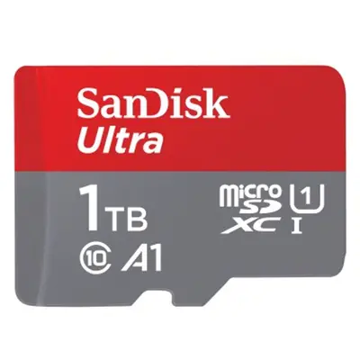 SanDisk Ultra microSDXC 1TB + SD Adapter 150 MB/s A1 Class 10 UHS-I