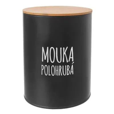 Dóza Mouka polohrubá BLACK pr. 13 cm