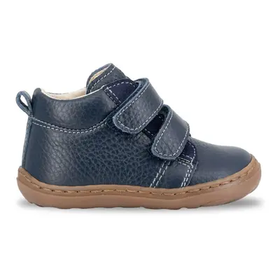 Ciciban Dětské celokožená obuv - BAREFOOT Navy