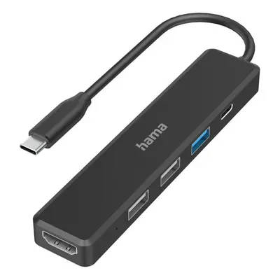 Hama USB-C hub, multiport, 4x USB, 1x HDMI