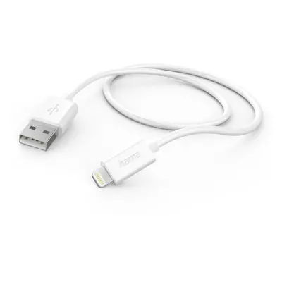 Hama MFi USB kabel pro Apple, USB-A Lightning 1 m, bilý