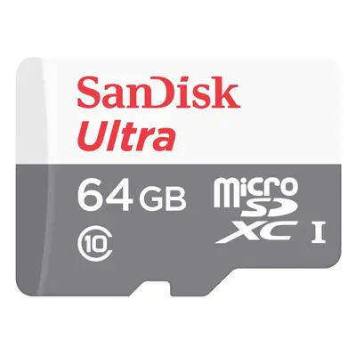 SanDisk Ultra microSDXC 64 GB 100 MB/s Class 10 UHS-I, s adaptérem