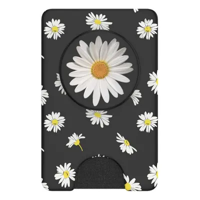 PopSockets PopWallet+ White Daisy, pouzdro na karty/vizitky apod. s integrovaným PopGrip Gen.2