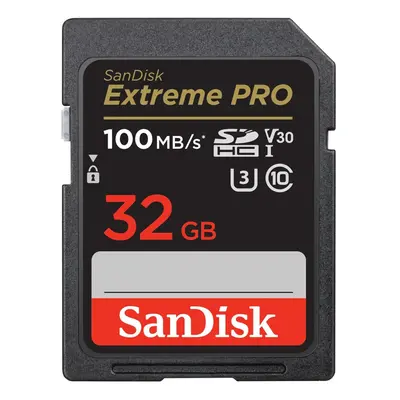 SanDisk Extreme PRO 32GB SDHC Memory Card 100MB/s and 90MB/s, UHS-I, Class 10, U3, V30