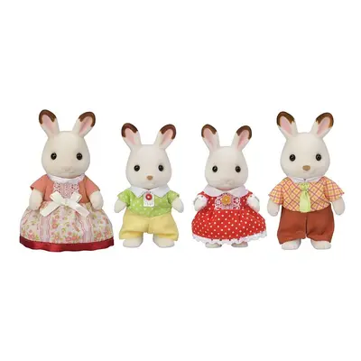 Sylvanian family Rodina "chocolate" králíků, nová