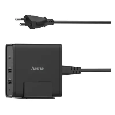 Hama rychlá stolní USB nabíječka, 1x USB-C, 2x USB-A, PD 65 W