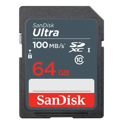 SanDisk Ultra 64 GB SDXC Memory Card 100 MB/s