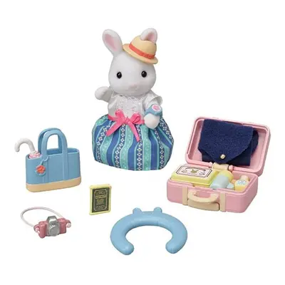 Sylvanian family Mamka bílý králík a víkendový cestovní set