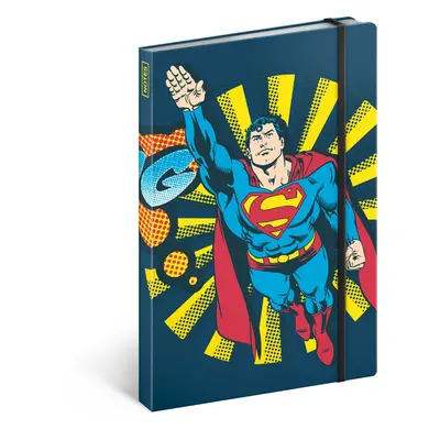 Presco Group Notes Superman – Bang, linkovaný, 13 × 21 cm