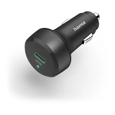 Hama rychlá USB nabíječka do vozidla, USB-C PD/QC 25 W