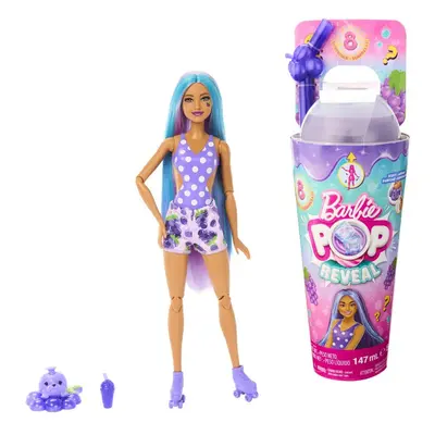 BRB POP REVEAL BARBIE ŠŤAVNATÉ OVOCE - HROZNOVÝ KOKTEJL