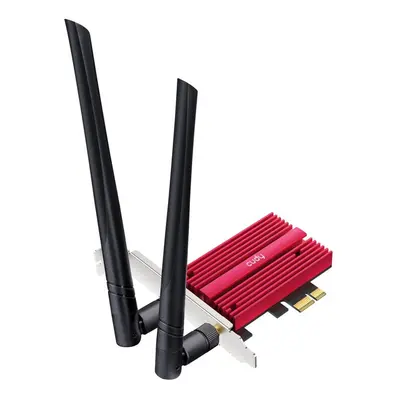 Cudy AX5400 Wi-Fi 6E PCI-Express síťová karta, Tri-Band, ext. anténa (WE3000S)