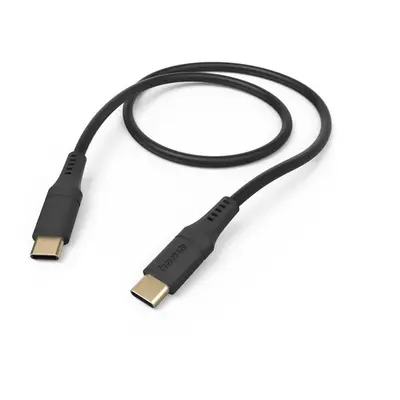 Hama kabel USB-C 2.0 typ C-C 1,5 m Flexible, silikonový, černá