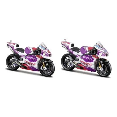 Maisto - Motocykl, Ducati Pramac racing 2022 (#5 JOHANN ZARCO,#89 JORGE MARTIN), assort, 1:18