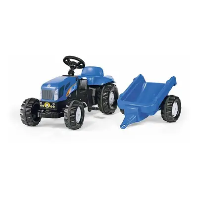 ROLLYTOYS Šlapací traktor New Holland TVT190 s vlečkou