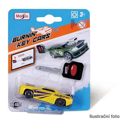 Maisto M. Burnin Key Cars 3´´, assort, blister