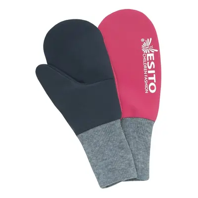 ESITO Palcové rukavice softshell DUO Pink - / růžová