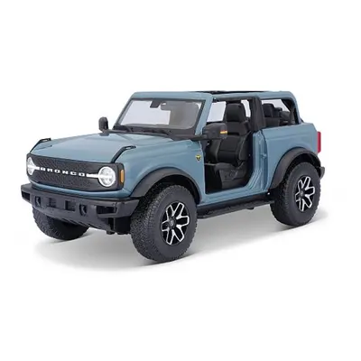 Maisto - 2021 Ford Bronco Badlands (bez dveří), modrá, 1:18