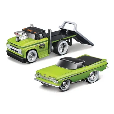 Maisto - Muscle Transports - 1966 Chevrolet C60 Flatbed Chevrolet El Camino, 1:64