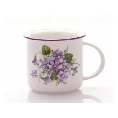 hrnek 100ml TINA - FIALKY 8354, čes.porcelán