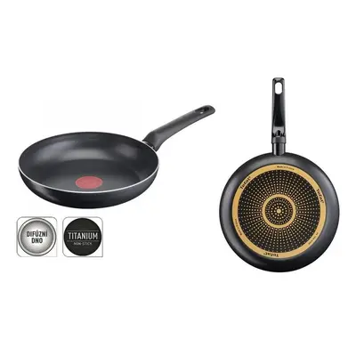 pánev d28 SIMPLE COOK, titan, černá, TEFAL