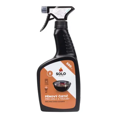 čistič pěnový, 500ml SOLO, grilů a trub, spray