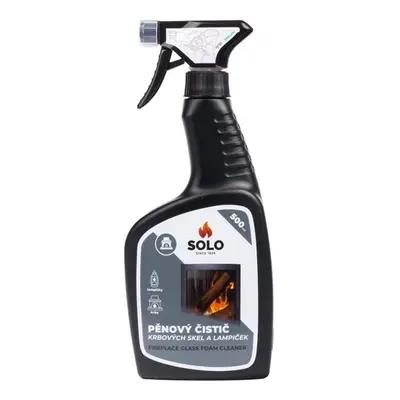 čistič pěnový 500ml SOLO,skel krbů a lamp,spray