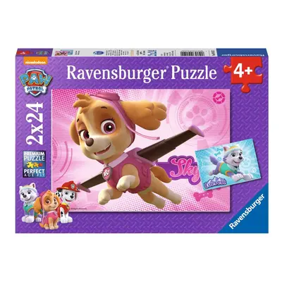 Ravensburger Tlapková Patrola; 2x24 dílků