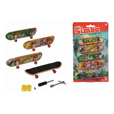 Prstový skateboard set 4 ks